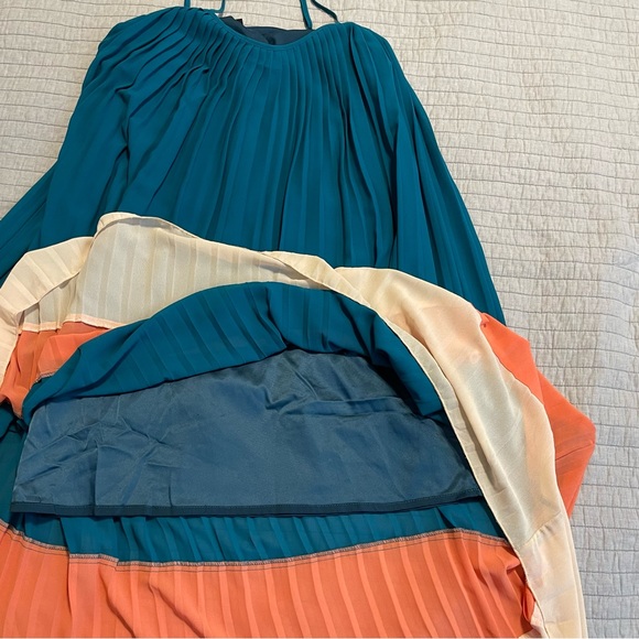 MM Couture By Miss Me Pleated Spaghetti Step Dress Size Small - Picture 6 of 11